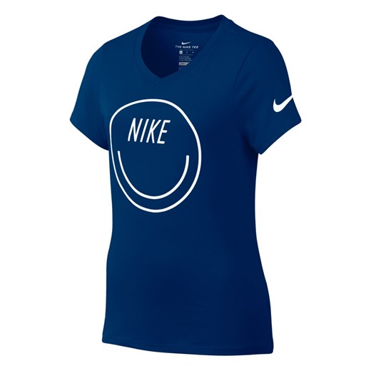 Koszulka Nike Dry Dri-Fit Nike Smile - 862598-433 Nike granatowy  UrbanGames
