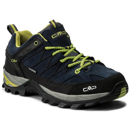 Trekkingi CMP - Rigel Low Trekking Shoes Wp 3Q13247 Asphalt/Lime Green 83BD