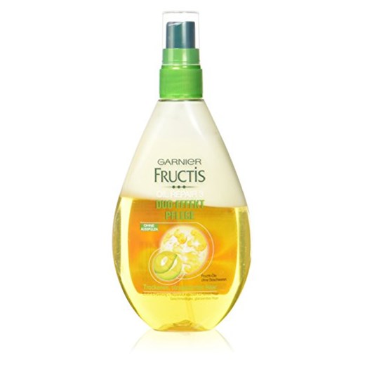 Garnier Fructis Duo efekt Oil Repair kuracja dla włosów, intensywny olejek do włosów do rozpylania bez wypłukać w pielęgnacji (z wysokiej jakości naturalnego olejami – zapewnia suchy, strapaziertes akcesoria do włosów) 1er Pack – 150 ML)
