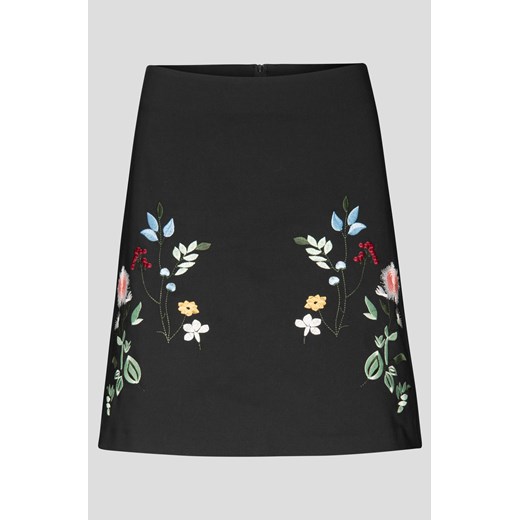 Mini-spódniczka z haftem Orsay czarny 32 orsay.com