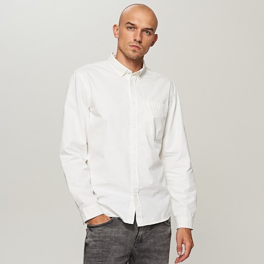 Reserved - Koszula z kieszonką - Biały