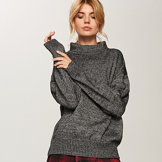 Reserved - Sweter z półgolfem - Czarny