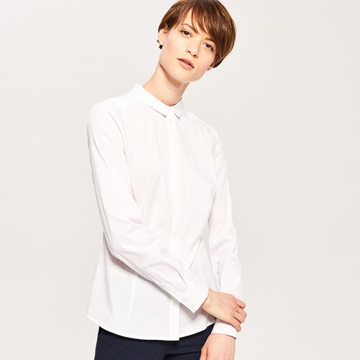 Reserved - Taliowana koszula - Biały