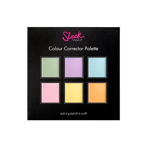 Paleta Sleek Makeup Colour Corrector Concealer, 1er Pack (1 X 4 G) Sleek Makeup czarny  Amazon