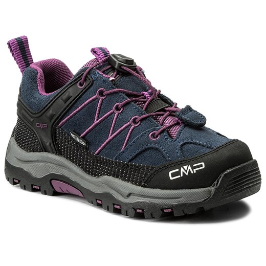 Trekkingi CMP - Kids Rigel Mid Treking Shoe Wp 3Q13244 B.Blue/Purple Cmp szary 36 eobuwie.pl