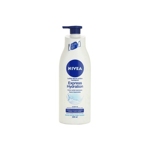 Nivea Express Hydration lekkie mleczko do ciała do skóry normalnej i suchej  400 ml