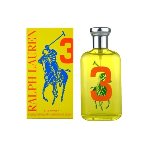 Ralph Lauren The Big Pony Woman 3 Yellow woda toaletowa dla kobiet 100 ml