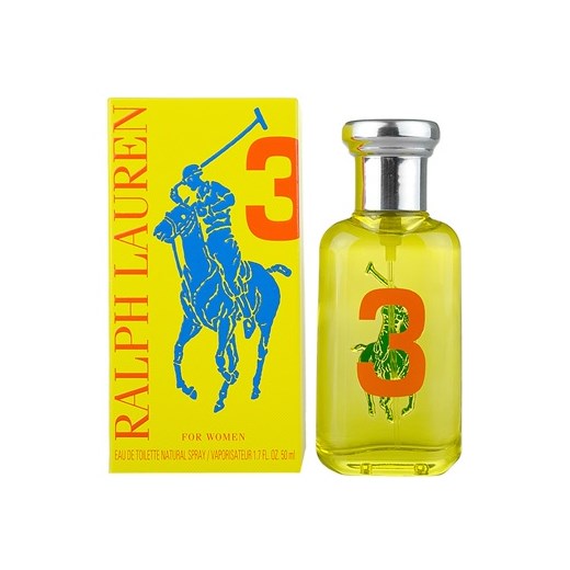Ralph Lauren The Big Pony Woman 3 Yellow woda toaletowa dla kobiet 50 ml