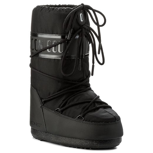 Śniegowce MOON BOOT - Classic Plus 14023300001 Nero czarny Moon Boot 31/34 eobuwie.pl