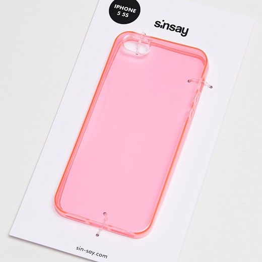 Sinsay - Case na telefon iphone 5 - Różowy  Sinsay One Size 