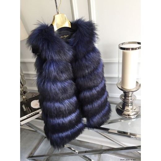 ANNA BIAGIOTTI ** Perfekcyjna Imitacja Lisów Czerń/Szafir Anna Biagiotti czarny S LUXURYONLINE