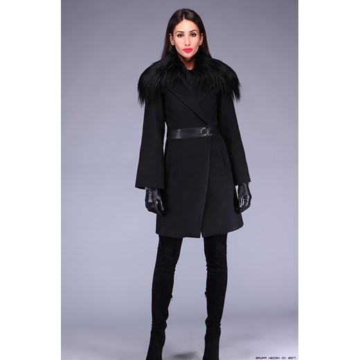 GIL SANTUCCI ** Ekskluzywny Płaszczyk 2w1 - Czerń Gil Santucci czarny S LUXURYONLINE