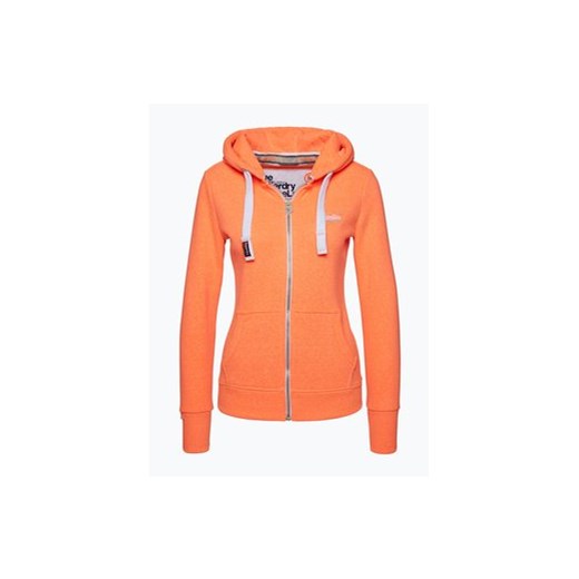 Superdry - Damska bluza rozpinana, pomarańczowy Superdry XS vangraaf wyprzedaż