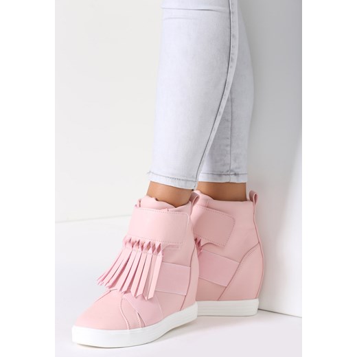 Różowe Sneakersy Maritta