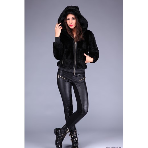 negativ ** premium bomberka - perfekcyjna norka! Negativ niebieski S LUXURYONLINE