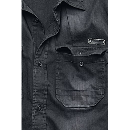 Brandit - Hardee - Koszula jeansowa - czarny