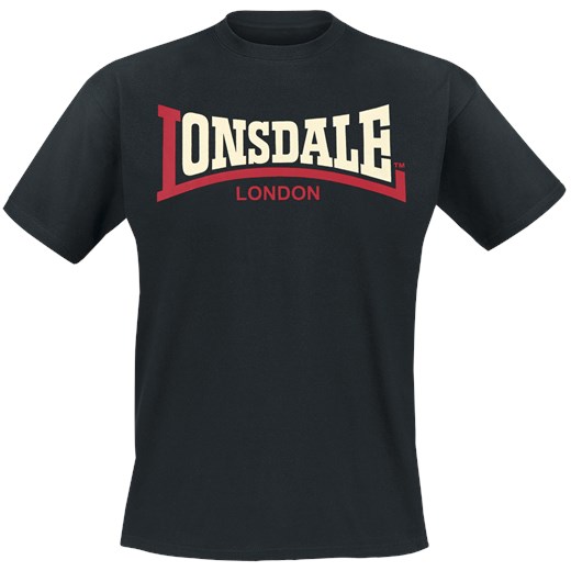 Lonsdale London - Two Tone - T-Shirt - czarny