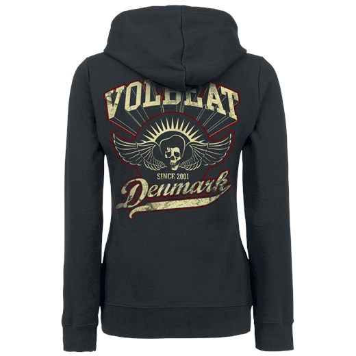 Volbeat - Rise From Denmark - Bluza z kapturem rozpinana - czarny