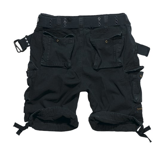 Brandit - Savage Vintage Shorts - Krótkie spodenki - czarny