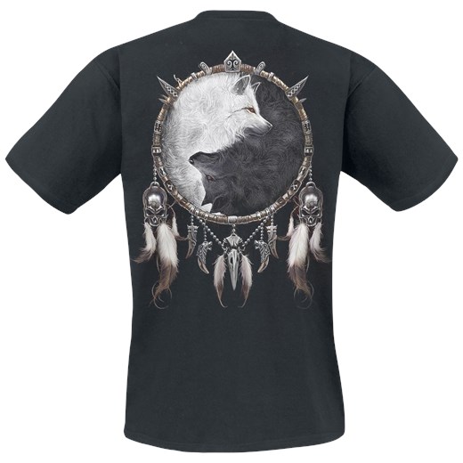 Spiral - Wolf Chi - T-Shirt - czarny