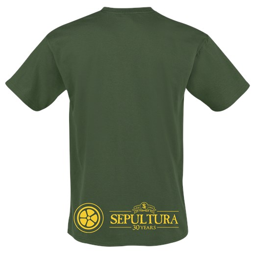 Sepultura - Roots 30 Years - T-Shirt - ciemnozielony
