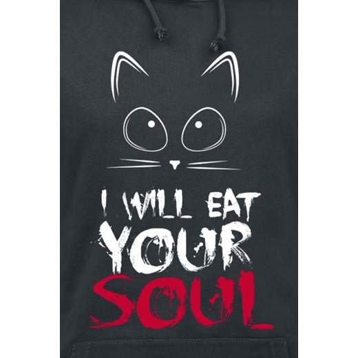 I Will Eat Your Soul Bluza z kapturem - czarny