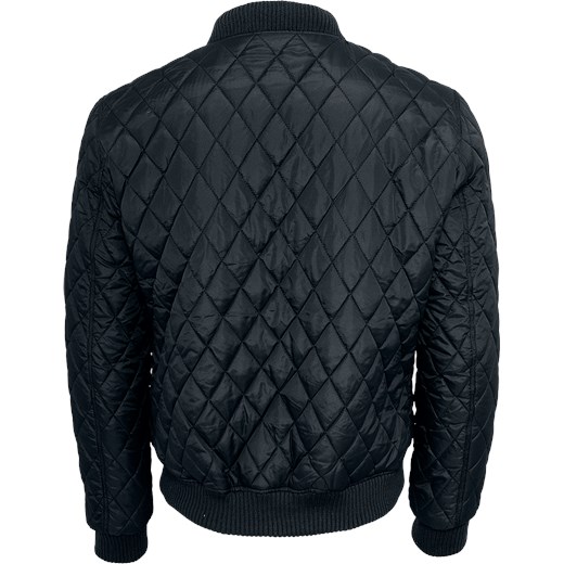 Urban Classics - Diamond Quilt Nylon Jacket - Kurtka przejściowa - czarny