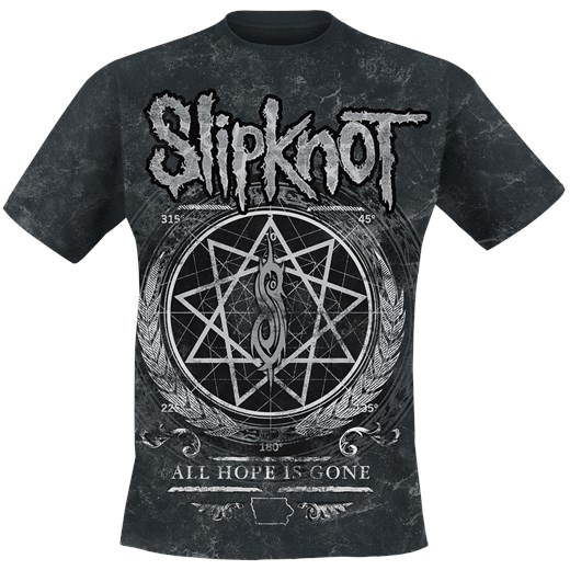 Slipknot - Blurry Allover - T-Shirt - czarny