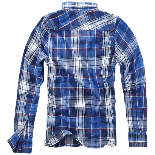 Brandit - Checkshirt - Koszula z długim rękawem - niebieski czerwony biały