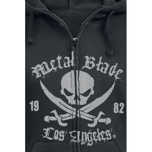Metal Blade - Pirate Logo - Bluza z kapturem rozpinana - czarny
