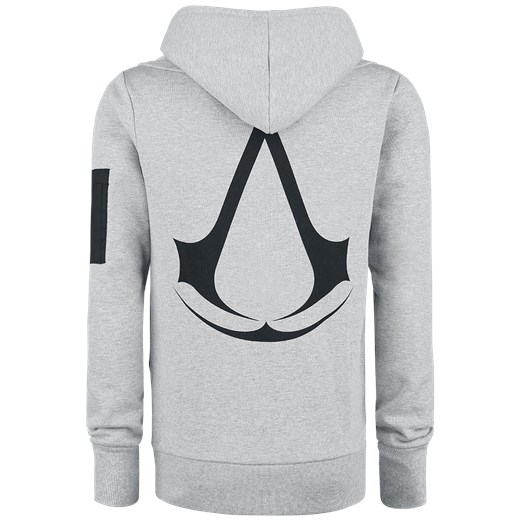 Assassin&apos;s Creed - Logo - Bluza z kapturem rozpinana - odcienie szarego