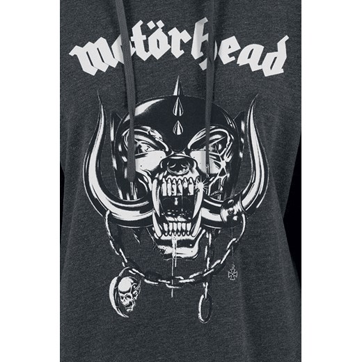 Motörhead - England - Bluza z kapturem - odcienie szarego