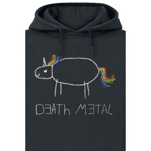Death Metal Bluza z kapturem - czarny
