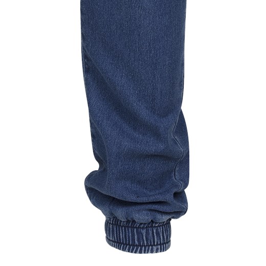 Urban Classics - Knitted Denim Joggpants - Spodnie dresowe - niebieski