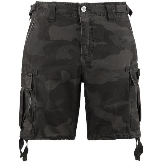 Black Premium by EMP - Army Vintage Shorts - Krótkie spodenki - kamuflaż