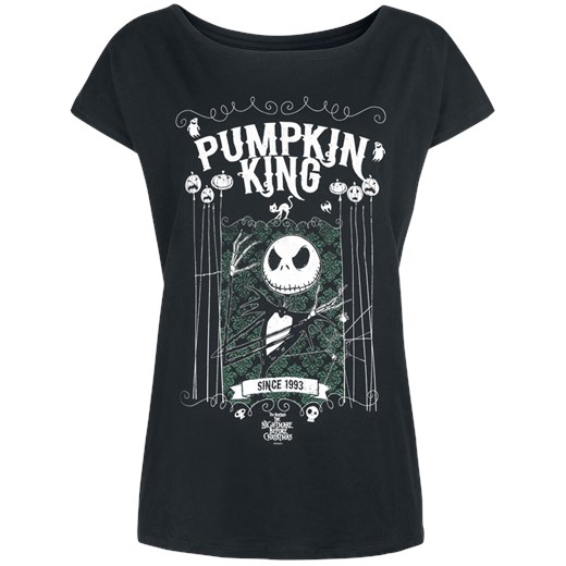 Miasteczko Halloween - Jack Skellington - Pumpkin King - T-Shirt - czarny