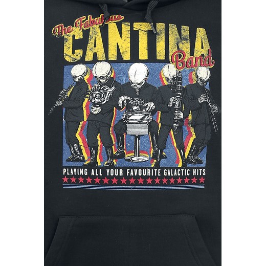 Star Wars - Cantina Band On Tour - Bluza z kapturem - czarny