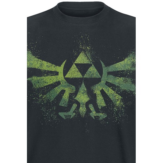 The Legend Of Zelda - Wingcrest - Triforce - T-Shirt - czarny
