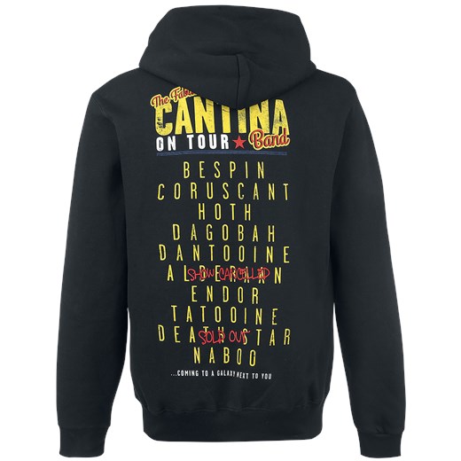 Star Wars - Cantina Band On Tour - Bluza z kapturem - czarny