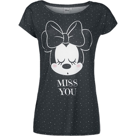 Myszka Miki i Minnie Miss You Koszulka damska czarny