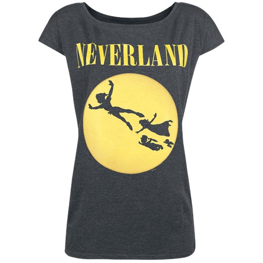 Piotruś Pan - Neverland - T-Shirt - odcienie ciemnoszarego