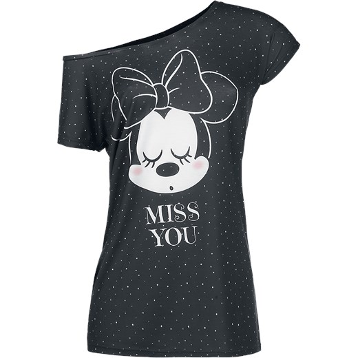 Myszka Miki i Minnie Miss You Koszulka damska czarny