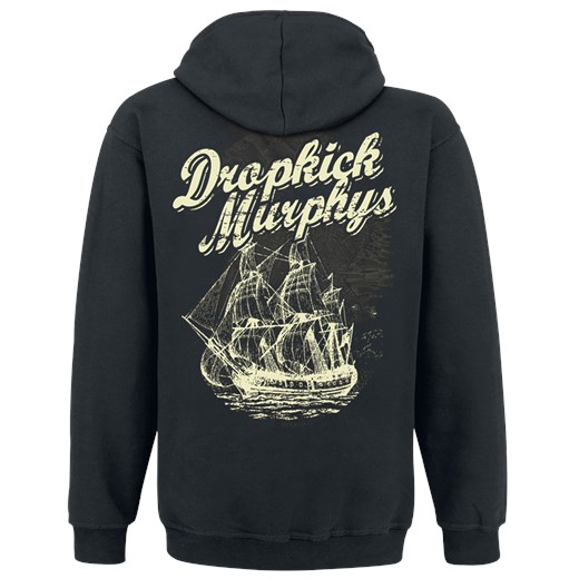 Dropkick Murphys - Scully Skull Ship - Bluza z kapturem - czarny
