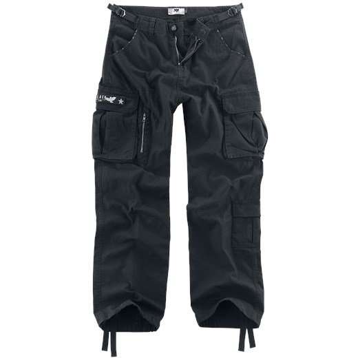 Black Premium by EMP - Army Vintage Trousers - Bojówki - czarny