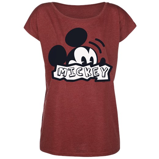 Myszka Miki i Minnie - Arrows - T-Shirt - odcienie czerwonego