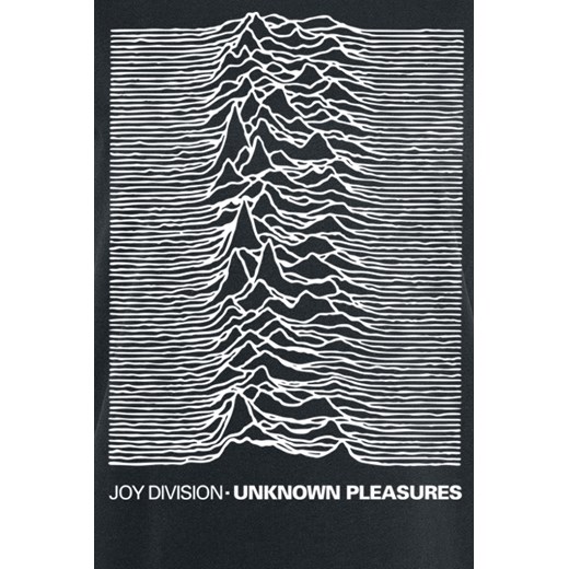 Joy Division - Unknown Pleasures - T-Shirt - czarny