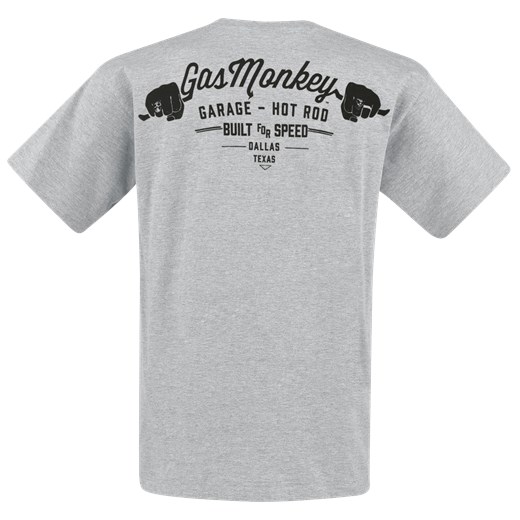 Gas Monkey Garage - Hands - T-Shirt - szary
