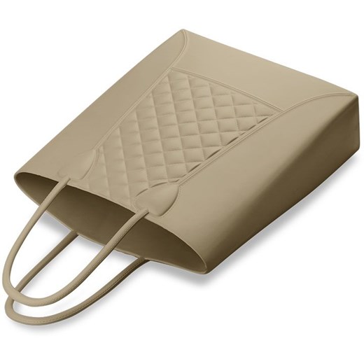 Sztywna torebka silikonowa jelly bag - żelowa - pikowana - hit blogerek - biały