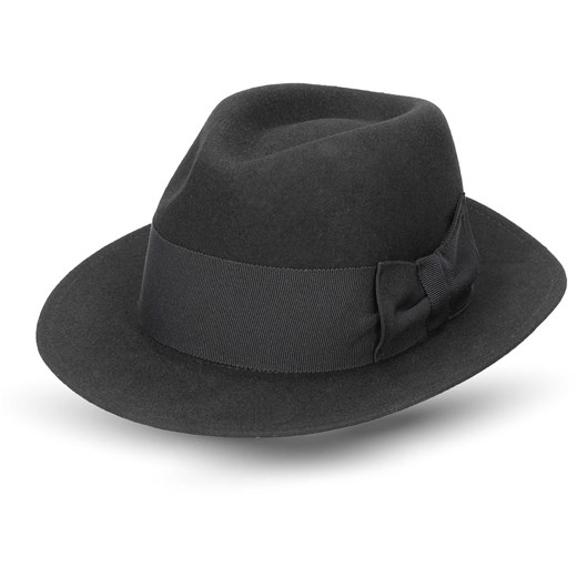 kapelusz menat czarny Recman szary 57 
