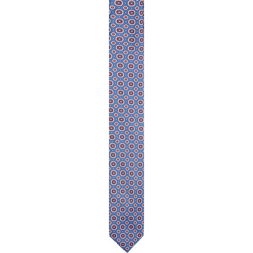 krawat platinum niebieski classic 236  Recman  